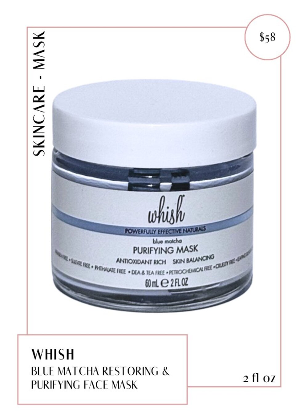 Whish Blue Matcha Restoring Mask